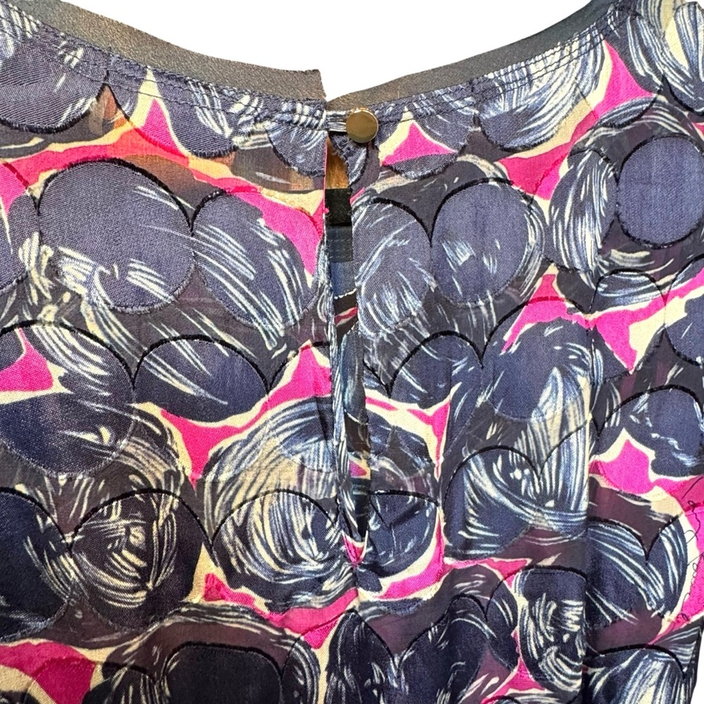 Tory Burch Silk Summer Dress Belted | Women’s Size 8 - Picture 7 of 16